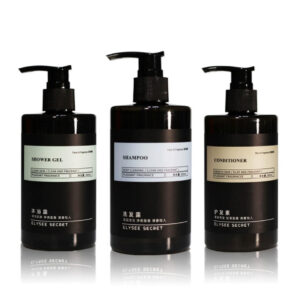Hotel Disposable Shampoo, Shower Gel, Conditioner Set – 300ml Large Bottles for Hotels, Guesthouses, and Clubs