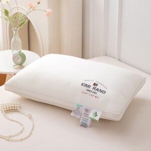 Pillow Core – Pair of Neck Support Pillows, Antibacterial High-Resilience Pillows for Home, Student Dorms, and Hotels