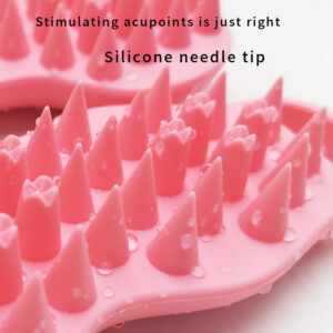 Scalp Cleansing Shampoo Brush – Pointed Silicone Deep-Clean Hair Massager for Women